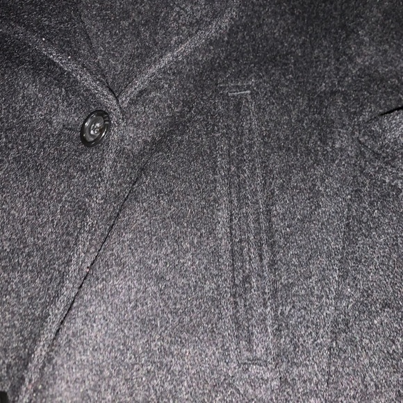 J Crew medium wool pea coat womens gray flaw preppy academia collegiate fall - Picture 9 of 10